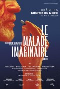 Affiche Le Malade imaginaire - Théâtre des Bouffes du Nord