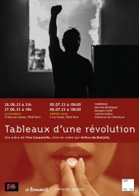 Affiche Tableaux d'une révolution - Théâtre Clavel