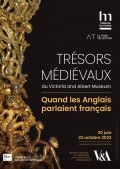 Affiche de l'exposition Trésors médiévaux du Victoria and Albert Museum - Collection Al Thani à l’Hôtel de la Marine