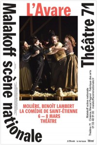 Affiche L'Avare - Théâtre 71