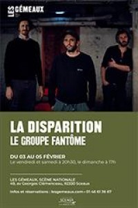 Affiche La Disparition - Théâtre de Châtillon