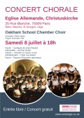 Concert Oakham School Chamber Choir à l'Église évangélique allemande