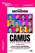 Affiche Camus par Enthoven - Le Théâtre Libre