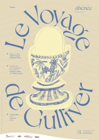 Affiche Le Voyage de Gulliver - Athénée Théâtre Louis-Jouvet