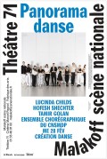 Affiche Ensemble chorégraphique du Conservatoire de Paris : Lucinda Childs / Tamir Golan / Hofesh Shechter - Théâtre 71