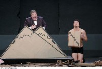 Les gros patinent bien, cabaret de carton - Mise en scène Olivier Martin-Salvan, Pierre Guillois