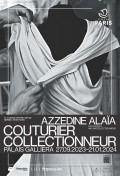 Affiche de l'exposition Azzedine Alaïa, couturier collectionneur au Palais Galliera