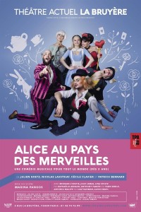 Affiche Alice au pays des merveilles - Théâtre Actuel La Bruyère