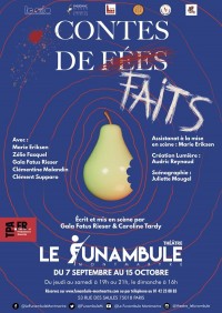 Affiche Contes de faits - Le Funambule Montmartre