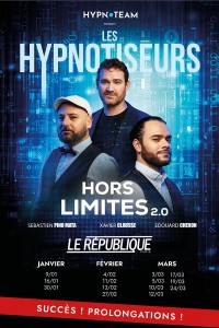 Affiche Les hypnotiseurs : Hors limites 2.0 - Théâtre Le République