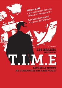 Affiche TIME : le spectacle d'improvisation explosif ! - La Nouvelle Seine
