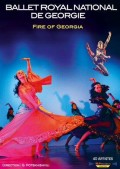 Affiche Royal National Ballet de Georgie - Fire of Georgia - Théâtre du Casino