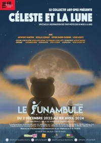 Affiche Céleste et la lune - Le Funambule Montmartre