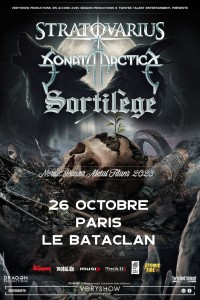 Sonata Arctica, Stratovarius et Sortilège au Bataclan