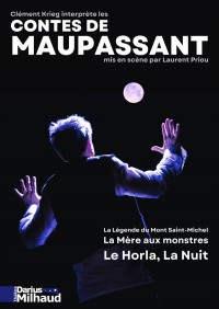 Affiche Contes de Maupassant - Théâtre Darius Milhaud