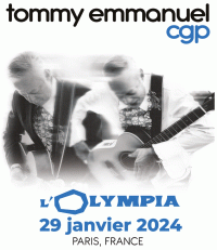 Tommy Emmanuel à l'Olympia