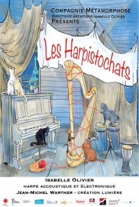 Affiche Les Harpistochats - Théâtre L'Essaïon