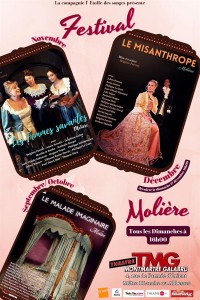 Affiche Le Malade imaginaire - Théâtre Montmartre Galabru