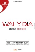 Affiche Waly Dia : Nouveau spectacle - Théâtre de la Clarté