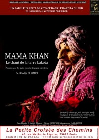 Affiche Mama Khan, le chant de la terre Lakota - La Petite Croisée des Chemins