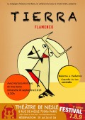 Affiche Tierra flamenco - Théâtre de Nesle