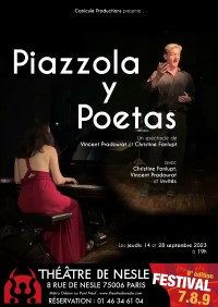Piazzolla y poetas au Théâtre de Nesle