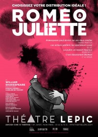 Affiche Roméo et Juliette - Théâtre Lepic