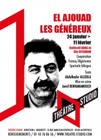 Affiche El Ajouad : Les Généreux - Théâtre-Studio d'Alfortville