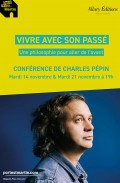 Affiche La Conférence de Charles Pépin : Vivre avec son passé - Théâtre du Petit Saint-Martin