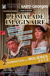 Affiche Le Malade imaginaire - Théâtre Saint-Georges