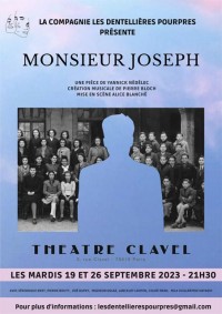 Affiche Monsieur Joseph - Théâtre Clavel