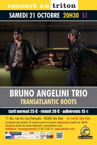 Bruno Angelini trio au Triton