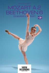 Affiche Malandain Ballet Biarritz : Mozart à 2 / Beethoven 6 - Théâtre des Bergeries