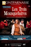 Affiche Les Trois Mousquetaires - Théâtre Montparnasse