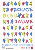 Affiche Rouge Bleu Jaune - Espace Michel-Colucci