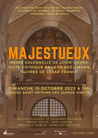 Les Chœur de Saint-Antoine, Chœur Les Divertissements, Ensemble vocal de Senlis et solistes en concert