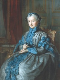Maurice Quentin de La Tour, Portrait de Madame la présidente de Rieux, en habit de bal, tenant un masque
Paris, musée Cognacq-Jay 