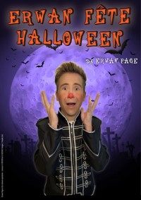Affiche Erwan fête Halloween - Théâtre Darius Milhaud