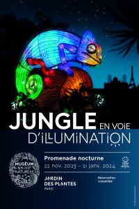 Affiche Jungle en voie d'illumination - Muséum d'Histoire Naturelle-Jardin des Plantes