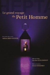 Affiche Hepta - Le grand voyage du Petit Homme - Théâtre L'Essaïon
