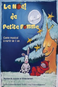 Affiche Le Noël de Petite Pomme - Théâtre L'Essaïon