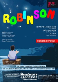 Affiche Robinson - La Manufacture des Abbesses