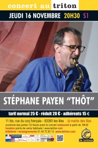 Stéphane Payen au Triton