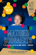 Mathieu Boogaerts à l'Archipel