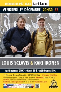 Louis Sclavis et Kari Ikonen au Triton