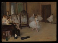 Edgar Degas (1834
–
1917),
La Classe de danse,
Vers 1870
Huile sur bois
19,7 x 27 cm
New
-
York, The Metropolitan Museum of Art
, 
H. O. Havemeyer Collection, Bequest of Mrs. 
H. O. Havemeyer, 1929, 29.100.184
