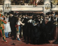 Edouard Manet (1832
-
1883),
Bal masqué à l'opéra,
1873
Huile sur toile
59.1 x 72.5 cm 
Washington, 
The National Gallery of Art
, 
Gift 
of Mrs. Horace Havemeyer in memory of her 
mother
-
in
-
law, Louisine W. Havemeyer, 
1982.75.1
