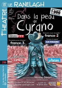 Affiche Dans la peau de Cyrano - Théâtre Ranelagh
