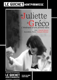 Affiche De Juliette à Gréco - Guichet-Montparnasse
