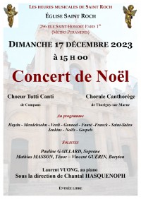 Les Chœur Tutti Canti et Chorale Canthorège en concert
